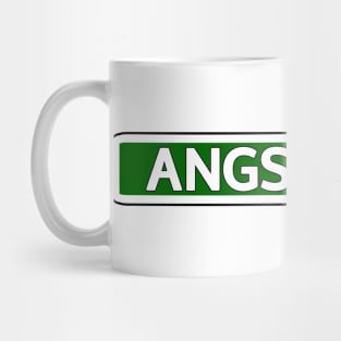 Angsty Ave Street Sign Mug